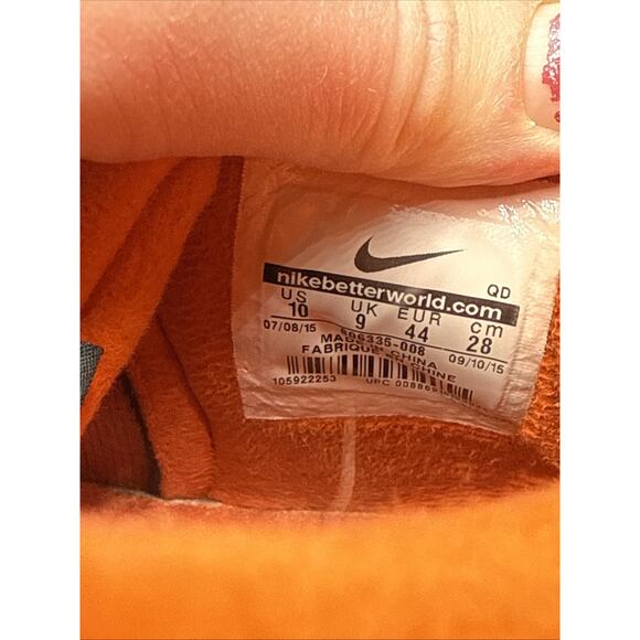Size 10 - Poler x Nike Dunk OMS High Dark Grey Orange main image 5